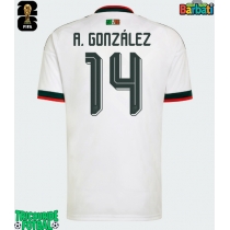 Echipament fotbal Mexic Armando Gonzalez #14 Tricou Deplasare Mondial 2026 maneca scurta