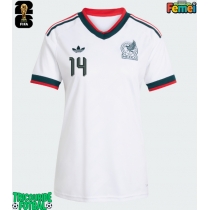 Echipament fotbal Mexic Armando Gonzalez #14 Tricou Deplasare Mondial 2026 pentru femei maneca scurta