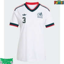Echipament fotbal Mexic Cesar Montes #3 Tricou Deplasare Mondial 2026 pentru femei maneca scurta