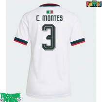 Echipament fotbal Mexic Cesar Montes #3 Tricou Deplasare Mondial 2026 pentru femei maneca scurta