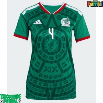Echipament fotbal Mexic Edson Alvarez #4 Tricou Acasa Mondial 2026 pentru femei maneca scurta