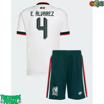 Echipament fotbal Mexic Edson Alvarez #4 Tricou Deplasare Mondial 2026 pentru copii maneca scurta (+ Pantaloni scurti)