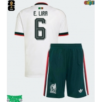 Echipament fotbal Mexic Erik Lira #6 Tricou Deplasare Mondial 2026 pentru copii maneca scurta (+ Pantaloni scurti)