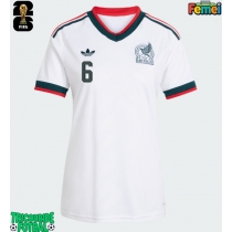 Echipament fotbal Mexic Erik Lira #6 Tricou Deplasare Mondial 2026 pentru femei maneca scurta