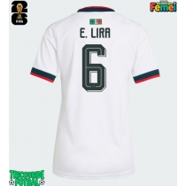 Echipament fotbal Mexic Erik Lira #6 Tricou Deplasare Mondial 2026 pentru femei maneca scurta