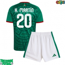 Echipament fotbal Mexic Henry Martin #20 Tricou Acasa Mondial 2026 pentru copii maneca scurta (+ Pantaloni scurti)