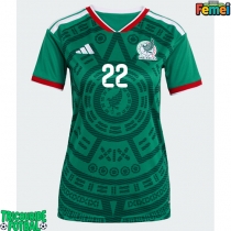 Echipament fotbal Mexic Hirving Lozano #22 Tricou Acasa Mondial 2026 pentru femei maneca scurta