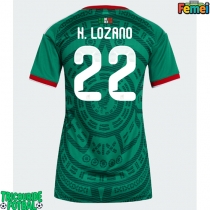 Echipament fotbal Mexic Hirving Lozano #22 Tricou Acasa Mondial 2026 pentru femei maneca scurta