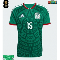 Echipament fotbal Mexic Israel Reyes #15 Tricou Acasa Mondial 2026 maneca scurta