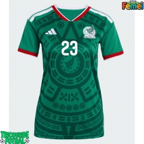 Echipament fotbal Mexic Jesus Gallardo #23 Tricou Acasa Mondial 2026 pentru femei maneca scurta