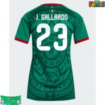 Echipament fotbal Mexic Jesus Gallardo #23 Tricou Acasa Mondial 2026 pentru femei maneca scurta