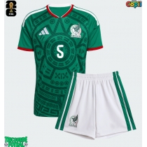 Echipament fotbal Mexic Johan Vasquez #5 Tricou Acasa Mondial 2026 pentru copii maneca scurta (+ Pantaloni scurti)