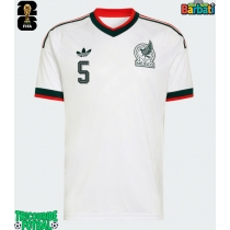Echipament fotbal Mexic Johan Vasquez #5 Tricou Deplasare Mondial 2026 maneca scurta