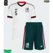 Echipament fotbal Mexic Johan Vasquez #5 Tricou Deplasare Mondial 2026 pentru copii maneca scurta (+ Pantaloni scurti)