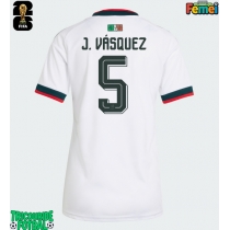 Echipament fotbal Mexic Johan Vasquez #5 Tricou Deplasare Mondial 2026 pentru femei maneca scurta