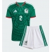 Echipament fotbal Mexic Jorge Sanchez #2 Tricou Acasa Mondial 2026 pentru copii maneca scurta (+ Pantaloni scurti)