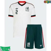 Echipament fotbal Mexic Jorge Sanchez #2 Tricou Deplasare Mondial 2026 pentru copii maneca scurta (+ Pantaloni scurti)