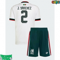 Echipament fotbal Mexic Jorge Sanchez #2 Tricou Deplasare Mondial 2026 pentru copii maneca scurta (+ Pantaloni scurti)