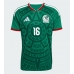 Echipament fotbal Mexic Julian Quinones #16 Tricou Acasa Mondial 2026 maneca scurta