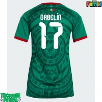 Echipament fotbal Mexic Orbelin Pineda #17 Tricou Acasa Mondial 2026 pentru femei maneca scurta