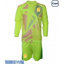 Echipament fotbal Mexic Portar Tricou Deplasare Copa America 2024 pentru copii maneca lunga (+ Pantaloni scurti)