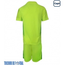 Echipament fotbal Mexic Portar Tricou Deplasare Copa America 2024 pentru copii maneca scurta (+ Pantaloni scurti)