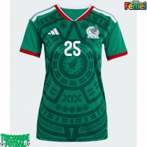 Echipament fotbal Mexic Roberto Alvarado #25 Tricou Acasa Mondial 2026 pentru femei maneca scurta