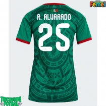 Echipament fotbal Mexic Roberto Alvarado #25 Tricou Acasa Mondial 2026 pentru femei maneca scurta