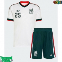 Echipament fotbal Mexic Roberto Alvarado #25 Tricou Deplasare Mondial 2026 pentru copii maneca scurta (+ Pantaloni scurti)