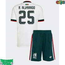 Echipament fotbal Mexic Roberto Alvarado #25 Tricou Deplasare Mondial 2026 pentru copii maneca scurta (+ Pantaloni scurti)