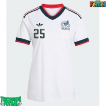 Echipament fotbal Mexic Roberto Alvarado #25 Tricou Deplasare Mondial 2026 pentru femei maneca scurta