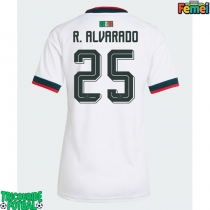 Echipament fotbal Mexic Roberto Alvarado #25 Tricou Deplasare Mondial 2026 pentru femei maneca scurta