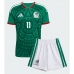 Echipament fotbal Mexic Santiago Gimenez #11 Tricou Acasa Mondial 2026 pentru copii maneca scurta (+ Pantaloni scurti)