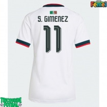 Echipament fotbal Mexic Santiago Gimenez #11 Tricou Deplasare Mondial 2026 pentru femei maneca scurta