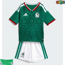 Echipament fotbal Mexic Tricou Acasa Mondial 2026 pentru copii maneca scurta (+ Pantaloni scurti)