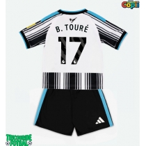 Echipament fotbal Newcastle United Bazoumana Toure #17 Tricou Acasa 2026-27 pentru copii maneca scurta (+ Pantaloni scurti)