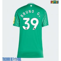Echipament fotbal Newcastle United Bruno Guimaraes #39 Tricou Deplasare 2025-26 pentru femei maneca scurta