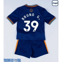 Echipament fotbal Newcastle United Bruno Guimaraes #39 Tricou Treilea 2025-26 pentru copii maneca scurta (+ Pantaloni scurti)