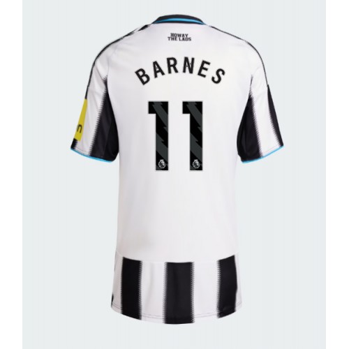 Echipament fotbal Newcastle United Harvey Barnes #11 Tricou Acasa 2025-26 pentru femei maneca scurta Echipament fotbal Newcastle United Harvey Barnes #11 Tricou Acasa 2025-26 pentru femei maneca scurta
