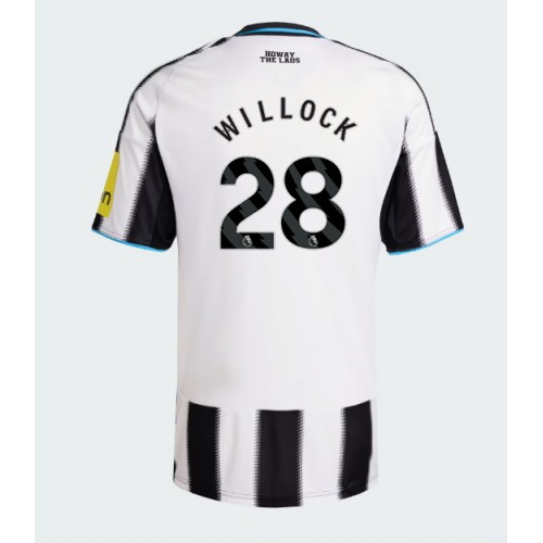 Echipament fotbal Newcastle United Joe Willock #28 Tricou Acasa 2025-26 maneca scurta Echipament fotbal Newcastle United Joe Willock #28 Tricou Acasa 2025-26 maneca scurta