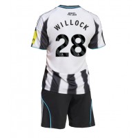 Echipament fotbal Newcastle United Joe Willock #28 Tricou Acasa 2025-26 pentru copii maneca scurta (+ Pantaloni scurti)