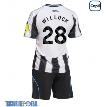 Echipament fotbal Newcastle United Joe Willock #28 Tricou Acasa 2025-26 pentru copii maneca scurta (+ Pantaloni scurti)