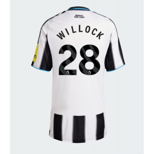 Echipament fotbal Newcastle United Joe Willock #28 Tricou Acasa 2025-26 pentru femei maneca scurta Echipament fotbal Newcastle United Joe Willock #28 Tricou Acasa 2025-26 pentru femei maneca scurta