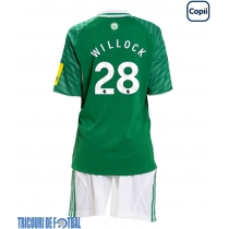 Echipament fotbal Newcastle United Joe Willock #28 Tricou Deplasare 2025-26 pentru copii maneca scurta (+ Pantaloni scurti)