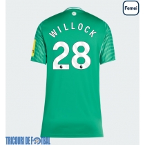 Echipament fotbal Newcastle United Joe Willock #28 Tricou Deplasare 2025-26 pentru femei maneca scurta
