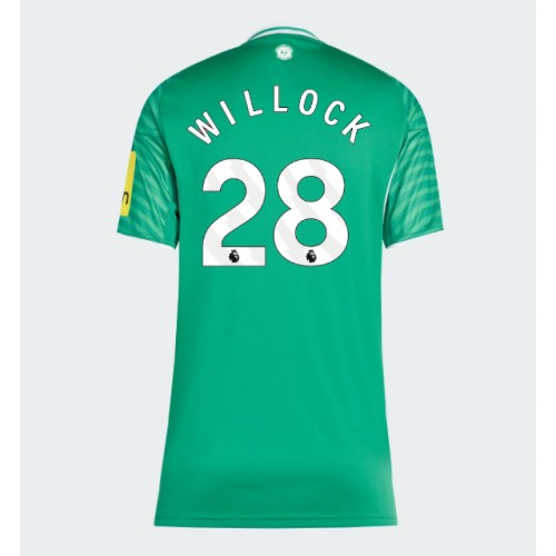 Echipament fotbal Newcastle United Joe Willock #28 Tricou Deplasare 2025-26 pentru femei maneca scurta Echipament fotbal Newcastle United Joe Willock #28 Tricou Deplasare 2025-26 pentru femei maneca scurta