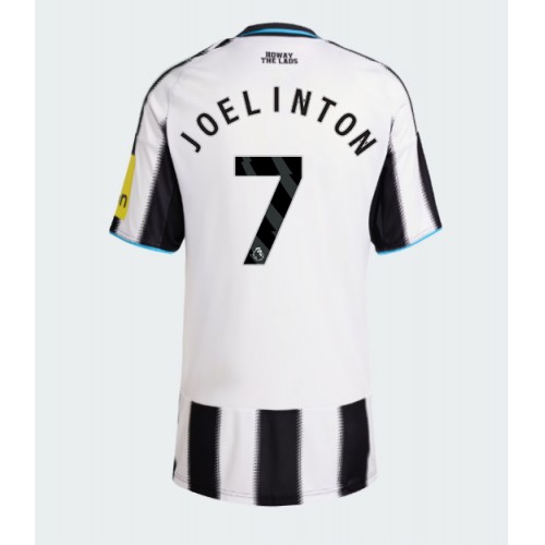 Echipament fotbal Newcastle United Joelinton #7 Tricou Acasa 2025-26 pentru femei maneca scurta Echipament fotbal Newcastle United Joelinton #7 Tricou Acasa 2025-26 pentru femei maneca scurta