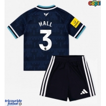 Echipament fotbal Newcastle United Lewis Hall #3 Tricou Deplasare 2026-27 pentru copii maneca scurta (+ Pantaloni scurti)