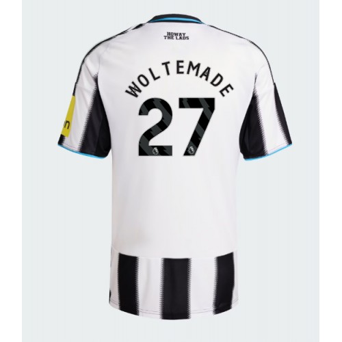 Echipament fotbal Newcastle United Nick Woltemade #27 Tricou Acasa 2025-26 maneca scurta Echipament fotbal Newcastle United Nick Woltemade #27 Tricou Acasa 2025-26 maneca scurta