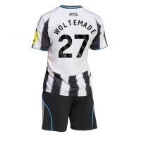 Echipament fotbal Newcastle United Nick Woltemade #27 Tricou Acasa 2025-26 pentru copii maneca scurta (+ Pantaloni scurti)
